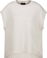 Cream Sleeveless Knit Vest