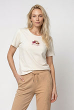 Cream "Sweet Delights" Graphic T-Shirt