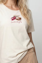 Cream "Sweet Delights" Graphic T-Shirt