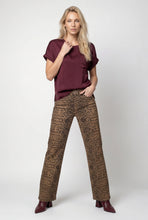 Burgundy Satin Pocket T-Shirt