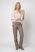 Blush Ruffle Sleeve Blouse