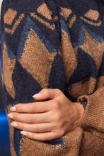 Geometric Print Knit Jumper