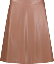 Faux Leather A-Line Skirt