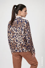 Leopard Print Open-Front Cardigan