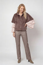 Faux Fur Short Sleeve Gilet