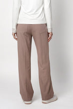 Wide Leg Drawstring Trousers in Taupe