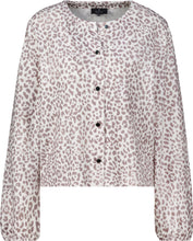 Soft Animal Print Button Cardigan