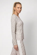 Soft Animal Print Long Sleeve Top