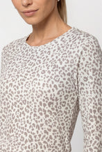 Soft Animal Print Long Sleeve Top