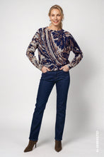 Abstract Print Knit Jumper