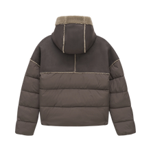 Shearling-Trim Puffer Jacket