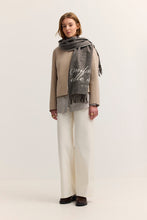 Bugatti Statement Fringe Scarf - Brown