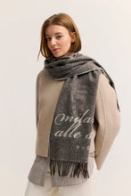 Bugatti Statement Fringe Scarf - Brown