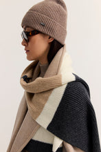 Taupe Ribbed Knit Beanie