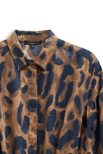 Animal Print Shirt Dress