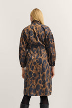 Animal Print Shirt Dress