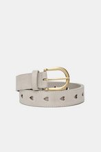 Cut It Out Heart Belt - Warm White